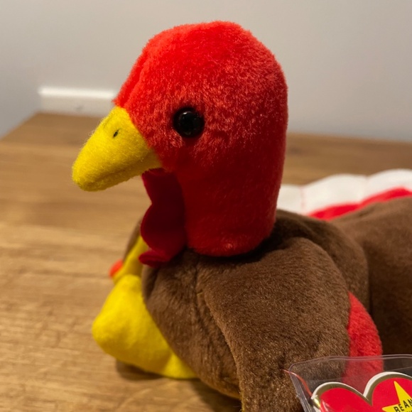 Ty Beanie Babies Gobbles Turkey 1996 – New Tag Protector VINTAGE - Picture 6 of 9